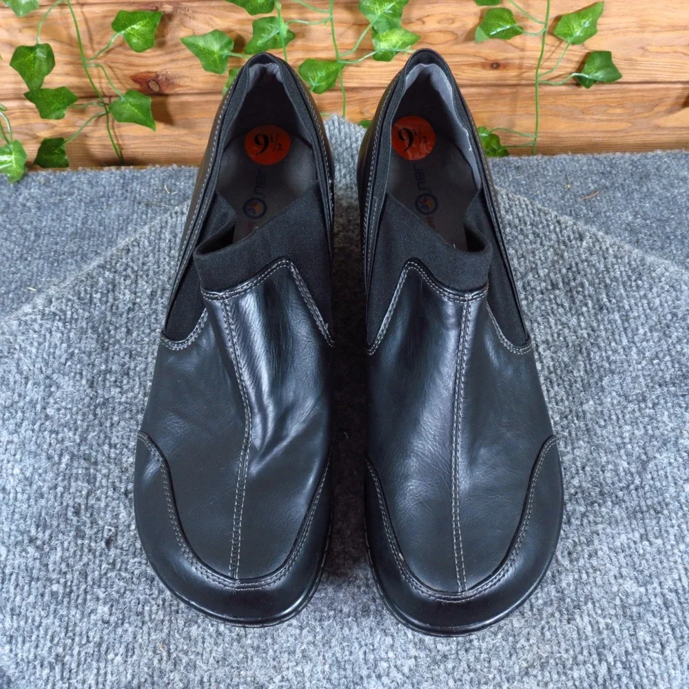 JBU Jambu Trail Women Wedge Slip On Shoes‎ Size 9.5 Casual Walking Black Vegan